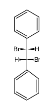 rac-1,2-dibromo-1,2-diphenylethane Structure