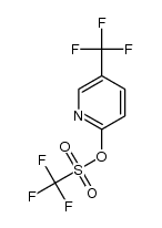 2-trifluoromethylsulfonate-5-trifluoromethylpyridine Structure