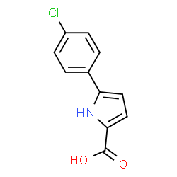 5-(4-CHLORO-PHENYL)-1H-PYRROLE-2-CARBOXYLIC ACID Structure