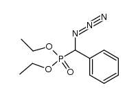 diethyl α-azidobenzylphosphonate Structure