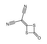 4-Oxo-1,3-dithietan-2-ylidene) malonitrile结构式