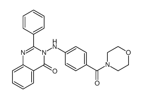 3-[4-(morpholine-4-carbonyl)anilino]-2-phenylquinazolin-4-one Structure