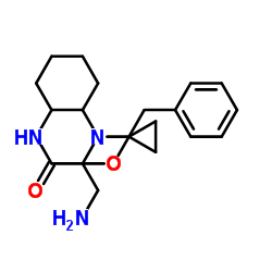 Benzyl {2-[(2-aminoethyl)(cyclopropyl)amino]cyclohexyl}carbamate结构式