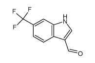 6-三氟甲基吲哚-3-甲醛结构式