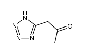 5-(2-Oxopropyl)-1H-tetrazole结构式
