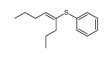 (E)-4-(phenylsulfanyl)oct-4-ene结构式