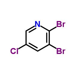 2,3-二溴-5-氯吡啶结构式