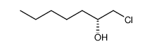 (R)-1-chloro-2-heptanol Structure