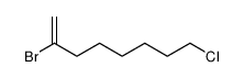 2-bromo-8-chlorooct-1-ene结构式