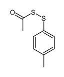 Acetyl(p-methylphenyl) persulfide structure
