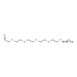 Ald-CH2-PEG5-azide结构式