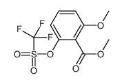 methyl 2-methoxy-6-(trifluoromethylsulfonyloxy)benzoate Structure