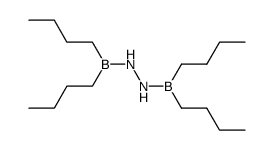 (n-C4H9)2BNHNHB(n-C4H9)2结构式