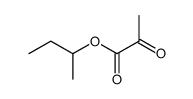 Propanoic acid, 2-oxo-, 1-methylpropyl ester (9CI) structure