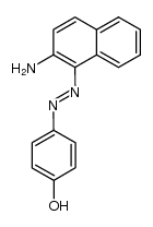 4-(2-Amino-[1]naphthylazo)-phenol结构式