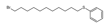 1-bromo-11-(phenylthio)undecane Structure