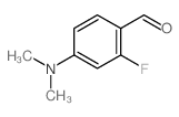 Benzaldehyde,4-(dimethylamino)-2-fluoro- structure