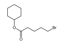 5-Bromopentanoic acid, cyclohexyl ester structure