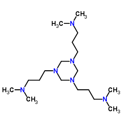 1,3,5-Tris[3-(Dimethylamino)Propyl]Hexahydro-1,3,5-Triazine Structure