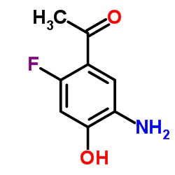 1-(5-Amino-2-fluoro-4-hydroxyphenyl)ethanone Structure