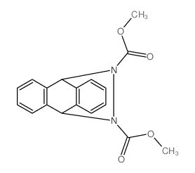 9,10-Biiminoanthracene-11,12-dicarboxylicacid, 9,10-dihydro-, 11,12-dimethyl ester结构式