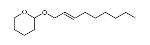 8-iodo-1-(tetrahydropyran-2-yloxy)oct-2-ene结构式
