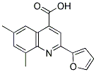 2-FURAN-2-YL-6,8-DIMETHYL-QUINOLINE-4-CARBOXYLIC ACID Structure