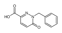 1-BENZYL-6-OXO-1,6-DIHYDRO-PYRIDAZINE-3-CARBOXYLIC ACID结构式