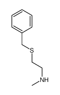 2-benzylsulfanyl-N-methylethanamine结构式