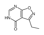 Isoxazolo[5,4-d]pyrimidin-4(5H)-one, 3-ethyl- (9CI) structure