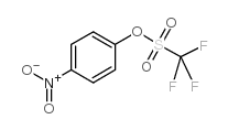 4-硝基苯基三氟甲磺酸酯结构式