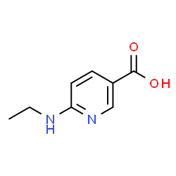 6-ethylamino-3-pyridine carboxylic acid Structure