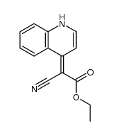 ethyl 2-cyano-2-(quinolin-4(1H)-ylidene)acetate Structure