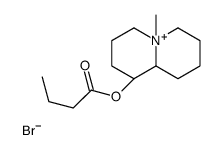 [(1R,9aR)-5-methyl-2,3,4,6,7,8,9,9a-octahydro-1H-quinolizin-5-ium-1-yl] butanoate,bromide Structure