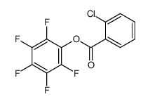 (2,3,4,5,6-pentafluorophenyl) 2-chlorobenzoate结构式
