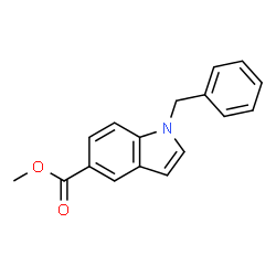 Methyl 1-benzyl-1H-indole-5-carboxylate Structure