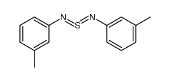 N,N'-di-m-tolyl-sulfur diimide Structure