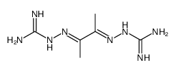 dimethylglyoxal bis(guanylhydrazone)结构式