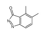 3H-Indazol-3-one,4,5-dimethyl-结构式