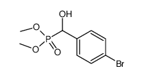 dimethyl (hydroxy(4-bromophenyl)methyl)phosphonate结构式