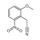 2-(2-methoxy-6-nitrophenyl)acetonitrile Structure