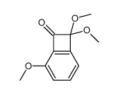 5,8,8-trimethoxybicyclo[4.2.0]octa-1(6),2,4-trien-7-one Structure