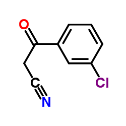 3-(3-Chlorophenyl)-3-oxopropanenitrile structure