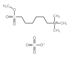 6-methoxysulfonylhexyl(trimethyl)azanium,perchlorate Structure