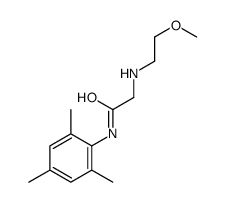 2-(2-methoxyethylamino)-N-(2,4,6-trimethylphenyl)acetamide结构式