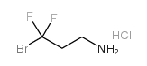 3-Bromo-3,3-difluoropropylamine hydrochloride Structure