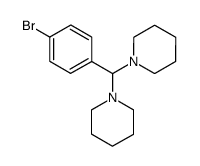 1,1'-(p-bromobenzylidene)dipiperidine Structure