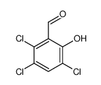 2,3,5-trichloro-6-hydroxybenzaldehyde结构式