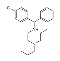 N'-[α-(p-Chlorophenyl)benzyl]-N,N-dipropylethylenediamine Structure