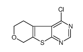 4-Chloro-5,8-dihydro-6H-pyrano[4',3':4,5]thieno[2,3-d]pyrimidine结构式